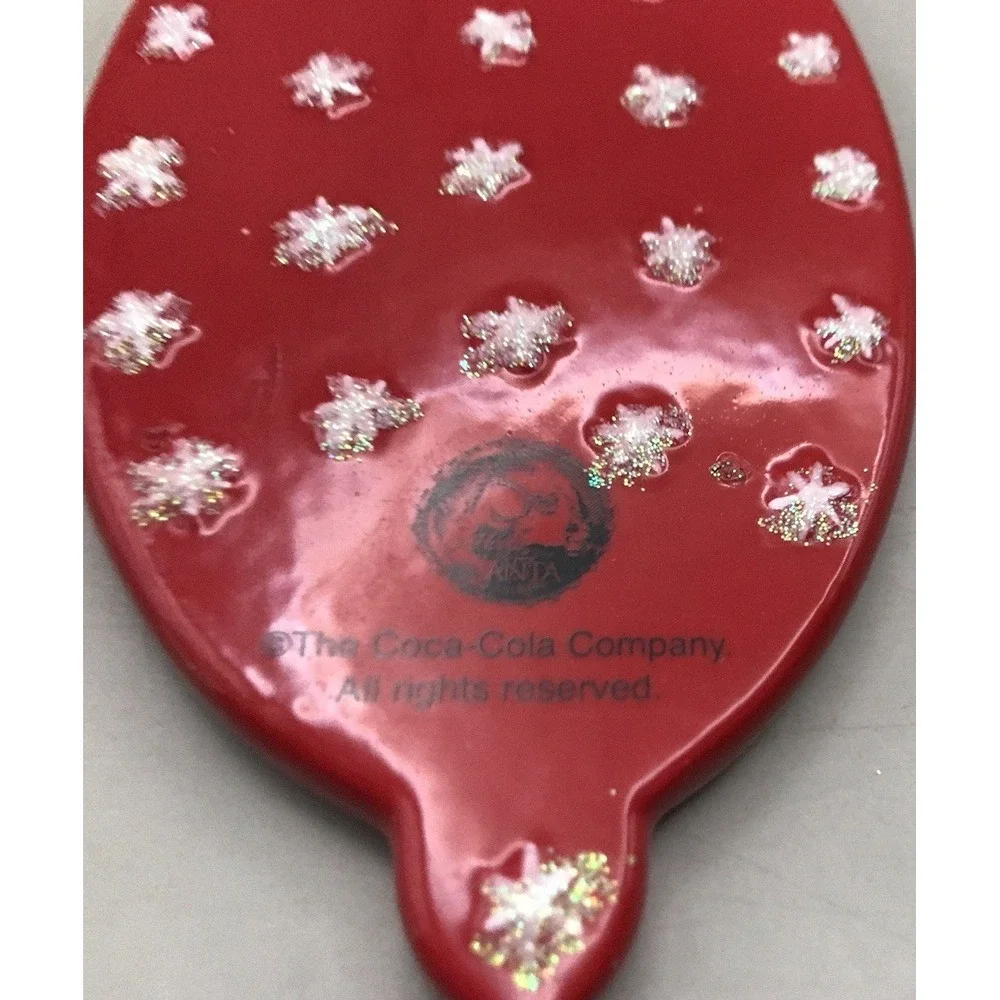 2006 Dept 56 Coca-Cola Santa‎ Christmas Glass Ornament New in Box
